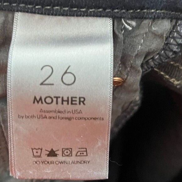 MOTHER The High Waisted Looker Jeans Women’s Size 26 Dark Wash Skinny Fit - Picture 13 of 16